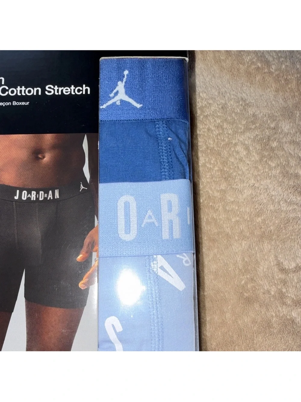 Jordan Men's Boxer Briefs Pack - Navy & Light Blue